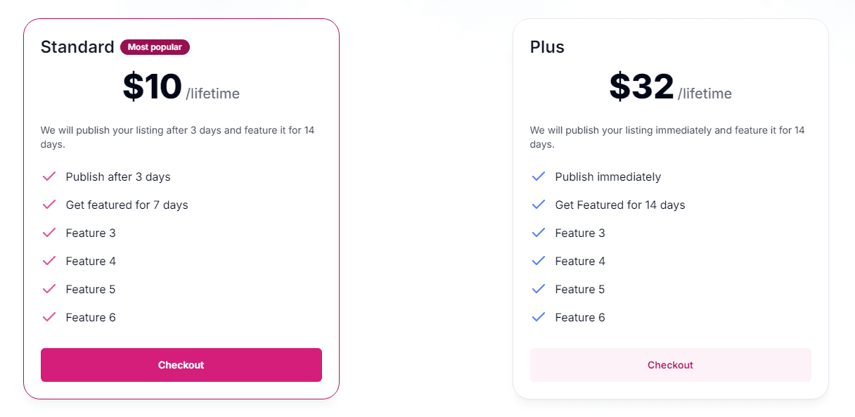 Monetization features showcase