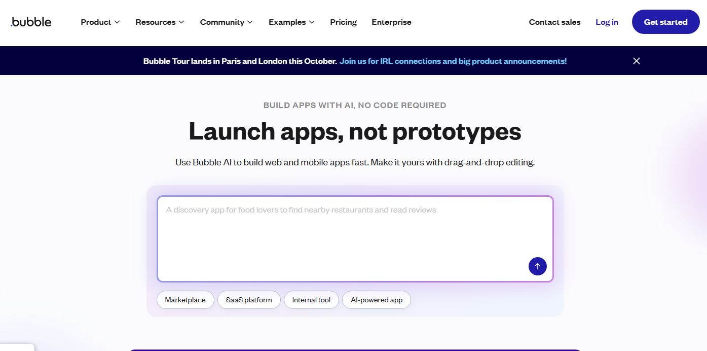 Bubble - No-Code Platform
