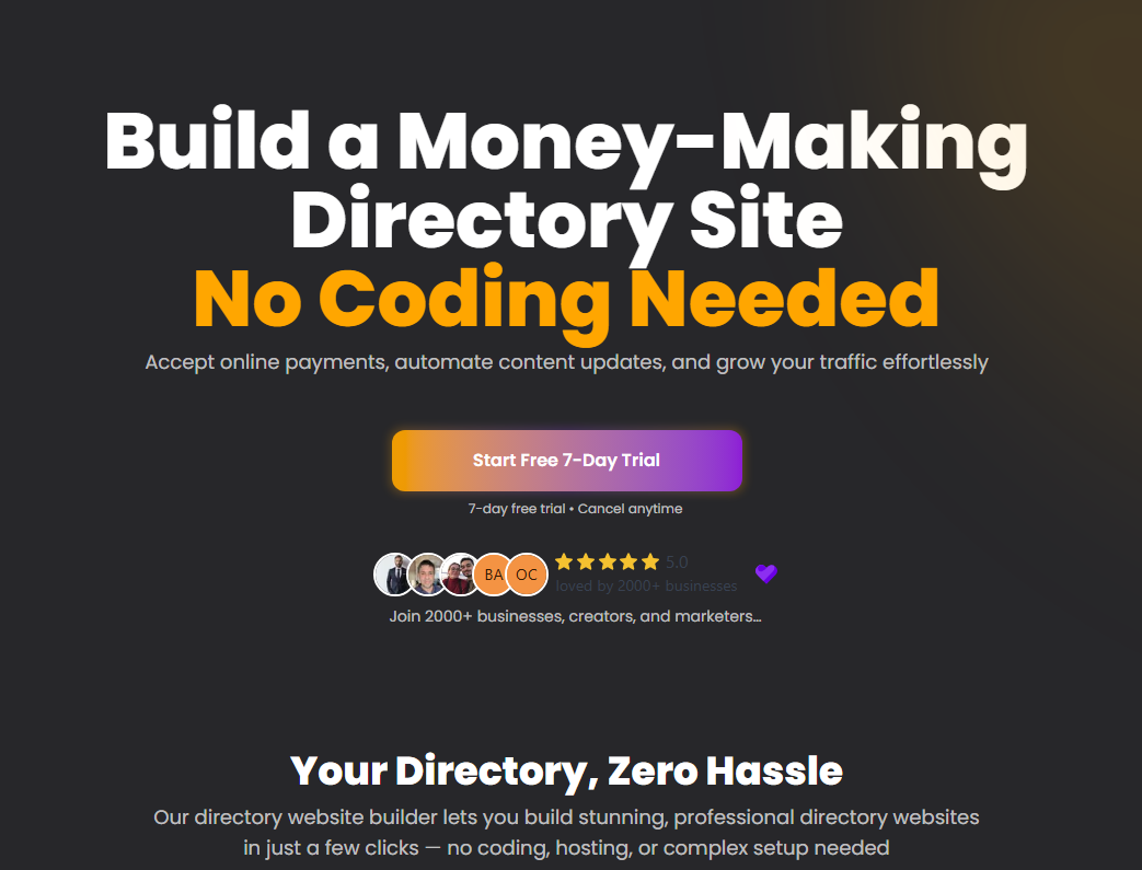 Directify - Simple Directory Builder